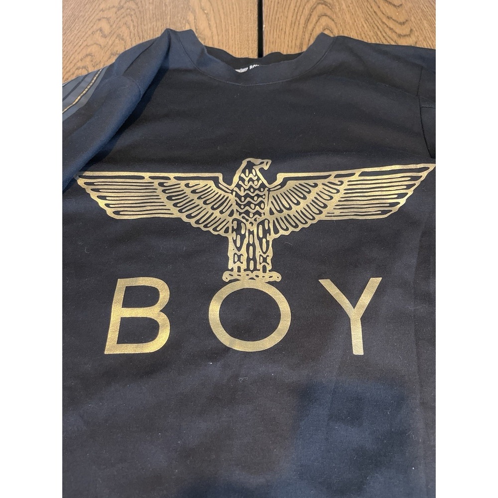 Boy London Free Size Dress Oversized T Shirt Gold Black Wings United Kingdom - Picture 3 of 13